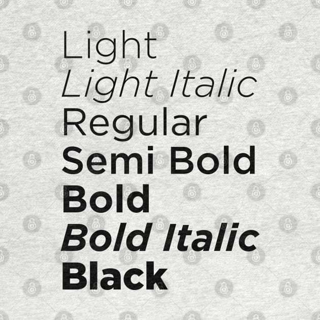 Font Style serie by Dellan